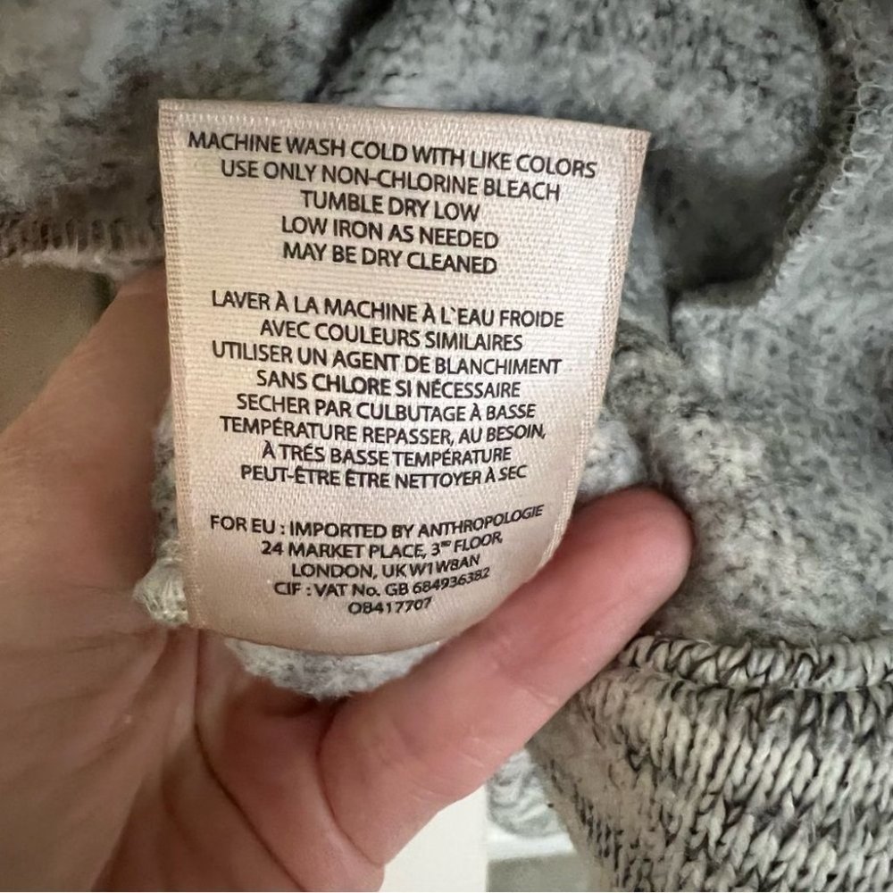 Anthropologie Saturday Sunday Fleece Sweater Jacket Shacket - Picture 13 of 13